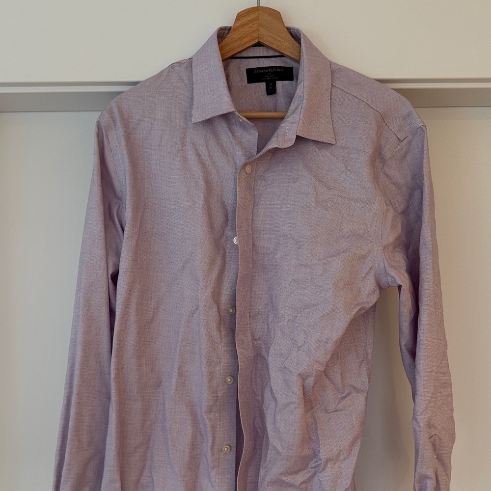 Banana Republic Lavender Dress Shirt